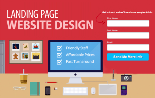 landing page